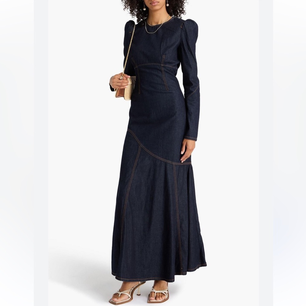 Zimmerman Denim Maxi Dress